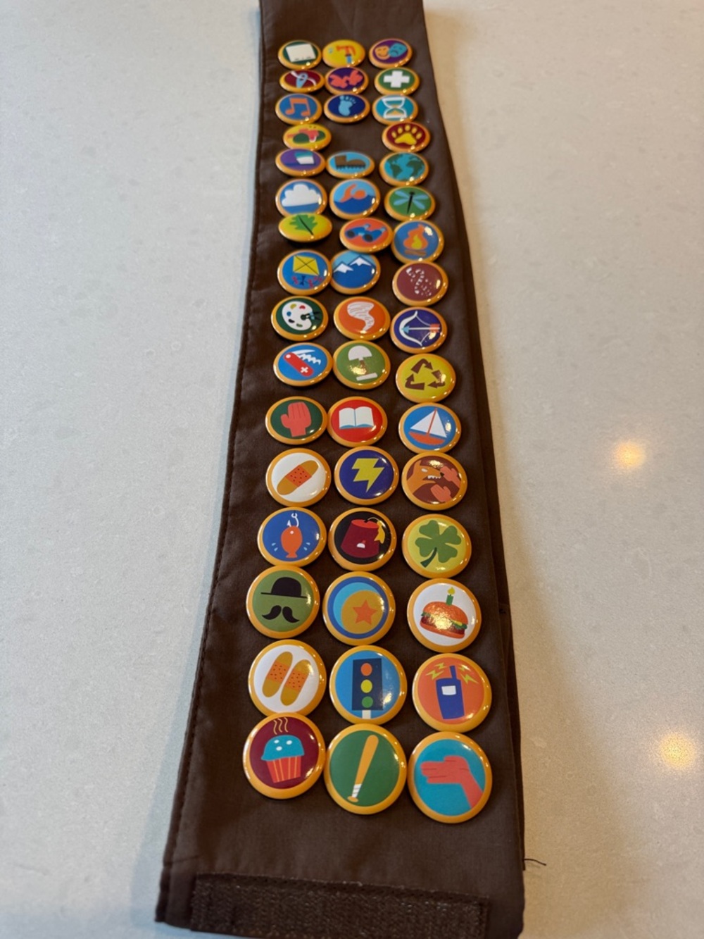 Movie up wilderness sash 47 pins badges Sash with Colorful Merit-style Badges